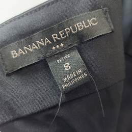 Banana Republic Black Sleeveless Midi Dress Petite 8 NWT alternative image