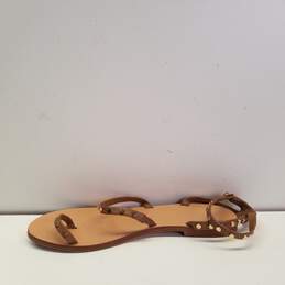 Senso Cassie Tan Leather Studded Ankle Strap Sandals Shoes Women's Size 41 alternative image