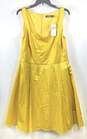Lauren Ralph Lauren Women Yellow A-Line Dress Sz 16 image number 1