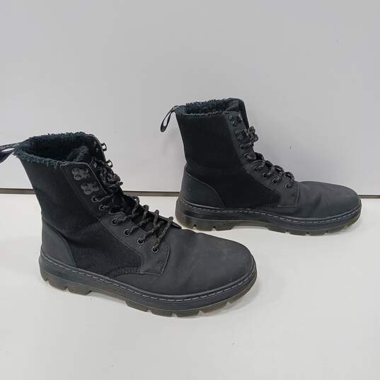 Dr. Martens Black Fleece Lined Boots Men's Size 12 image number 4