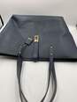 Womens Karson Blue Pebbled Leather Carryall Tote Bag Size Large W-0552079-I image number 4