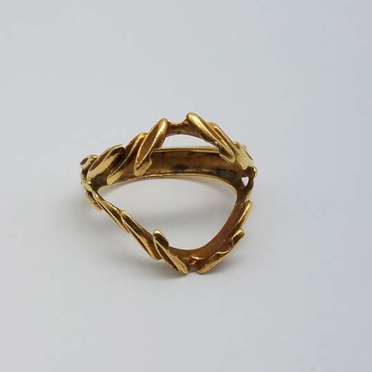18k Gold Ring Enhancer Size 5.5 5.0g image number 1