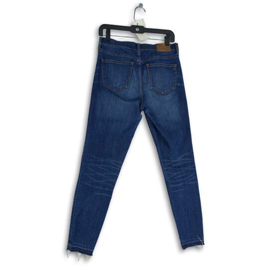 Womens Blue Denim Medium Wash 5-Pocket Design Skinny Leg Jeans Size 27 image number 2