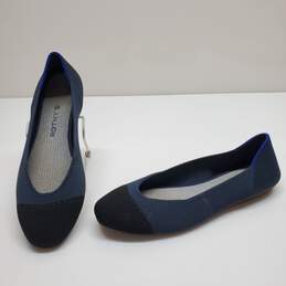 Rothy's Women's Ballet Flat Navy And Black Size W7.5