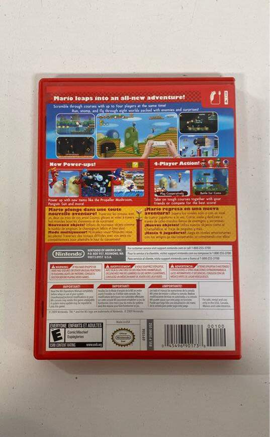 New Super Mario Bros Wii - Nintendo Wii (CIB) image number 2