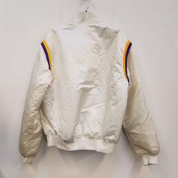 Vintage YOUTH Starter Jacket L.A. Lakers White Satin Sz. XL alternative image