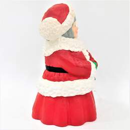 Vintage Ceramic Plaster Mrs. Claus Christmas Decoration Holiday Home Decor alternative image