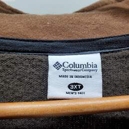 Columbia Jacket Mens Large Long Sleeve Full Zip Pockets Green Fleece Outdoors 3XT alternative image