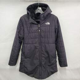 The North Face WM's Nylon, Polyester Fleece Puffer Hooded Jacket Size SM