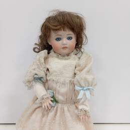 Vintage 18 Inch Porcelain Fashion Girl Doll alternative image