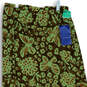 NWT Womens Green Butterfly Print Flat Front Straight & Pencil Skirt Size 6 image number 1
