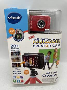 Vtech KidiZoom Red Screen Creator Cam Video Kids Digital Camera E-0545285-C