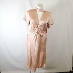 Zara Women Pale Pink Maxi Dress Sz M NWT