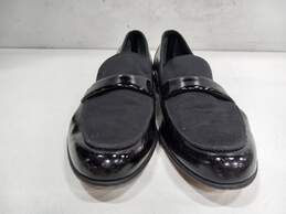 Men's Salvatore Ferragamo Patent Leather Tuxedo Loafers Sz 12B alternative image