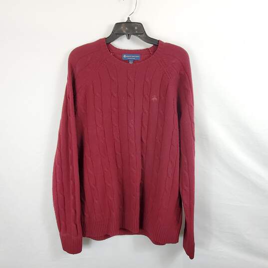 Brooks Brothers Women Maroon Sweater Sz L image number 1