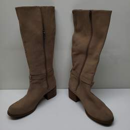 Wm Koolaburra By Ugg Beige Suede Calf Knee High Boots Sz 10