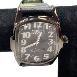 Designer Invicta Lupah 1026 Stainless Steel Black Dial Analog Wristwatch