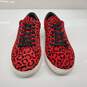 Dolce & Gabbana Men's Pony Fur Red Leopard Print Sneakers Size 9 w/COA image number 3