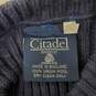 Citadel MN's 100% Virgin Wool Blue Ribbed Military Pullover Size 6 US image number 3