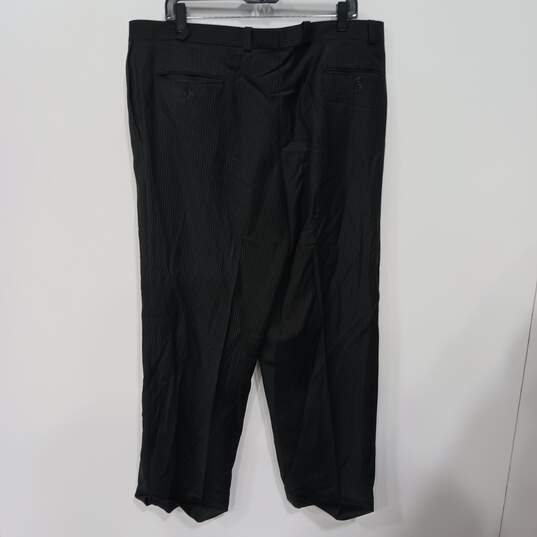 Calvin Klein Black Pin Striped 2pc Suit Men's Size 44L/Pants-40 image number 6