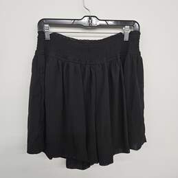 Black High Waist Shorts