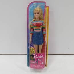 Barbie It Takes Two “Malibu” Rainbow Shirt Denim Skirt