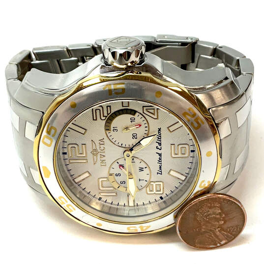 Designer Invicta Pro Diver 17780 Two-Tone Stainless Steel Analog Wristwatch image number 2