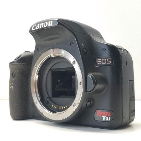 Set of 2 Canon EOS Rebel T1i 15.1MP Digital SLR Cameras Body Only image number 2