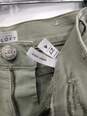 Women's Ann Taylor Loft Green Skinny Crop Jeans Size 27/4 image number 2