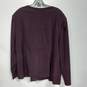 Dress Barn Purple Full Zip Jacket Women's Size 20W image number 4