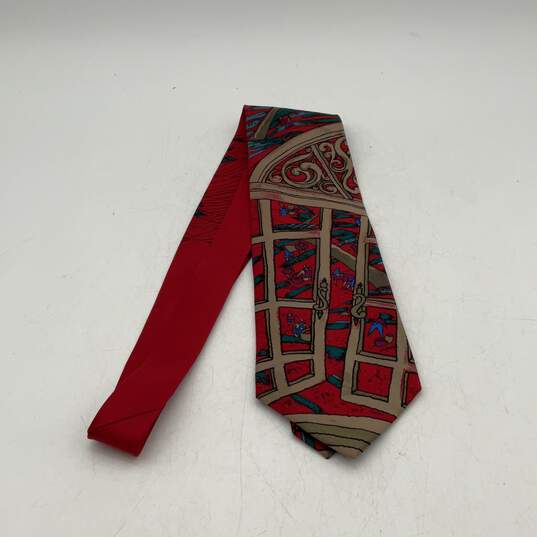 The Beatles Mens Multicolor Adjustable Four In Hand Pointed Necktie 56" image number 1