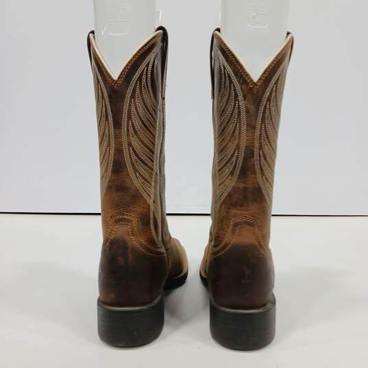 Men's Brown Ariat Boots Size 7B image number 5
