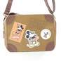 Loungefly X Disney Mickey Mouse Patches Crossbody Bag Brown image number 1