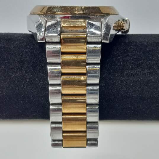 Women's Michael Kors Bradshaw Chronograph Two-Tone Watch MK5855 image number 2