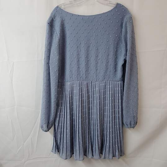 Lulus Blue Babydoll Dress Size L image number 2