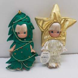 Precious Moments Oh Christmas Tree & Star Bright Dolls Set