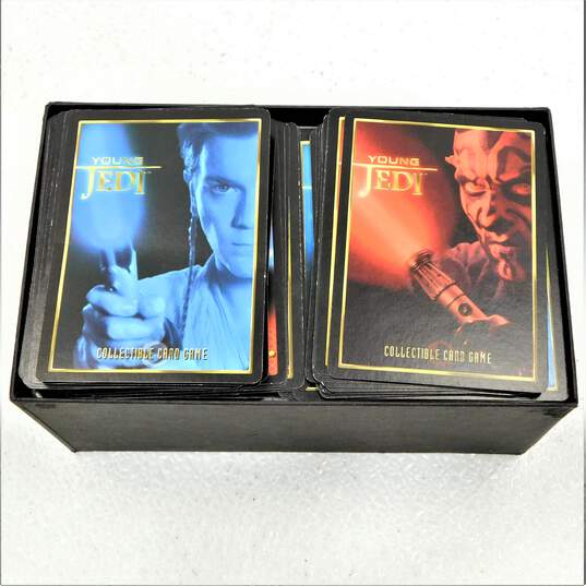 2 Boxes Young Jedi Collectible Darth Maul Obi Wan Kenobi Star Wars Card Game image number 3