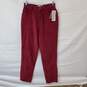 Westbound Burgundy Mom Jeans Size 12 image number 1