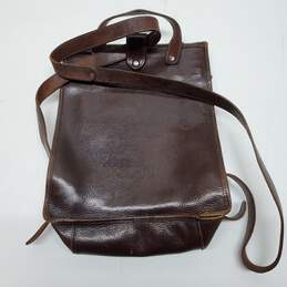 Toro Firenze Brown Leather Foldover Vintage Bag alternative image