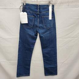 NWT Current Elliot WM's Original Straight Leg Blue Denim Jeans Size 24 x 26 alternative image