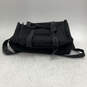 NWT Mens Black Polyester Double Strap Classic Zipper Mini Duffle Bag image number 2