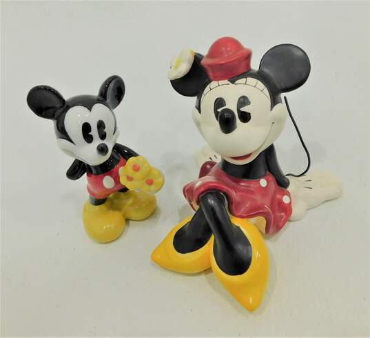 Disney Mickey & Minnie Ceramic Porcelain Figurine Mixed Lot image number 3