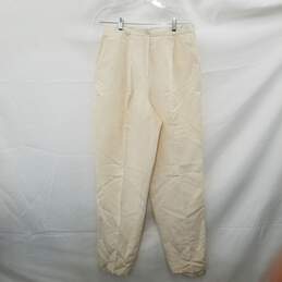 Neiman Marcus Silk Linen Blend Pants Size 12