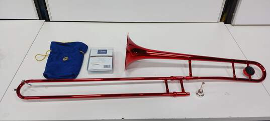 Eastrock, Trombone, Red W Accessories in Bag image number 8
