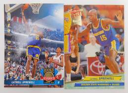 Latrell Sprewell Rookie Basketball Cards Golden St. Warriors alternative image