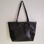 Kate Spade Emilia Large Tassel Black Leather Tote Bag Handbag image number 1