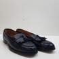 Mezlan Platinum Black Genuine Ostrich Leather Kiltie Loafers Shoes Men's Size 8.5 M image number 3