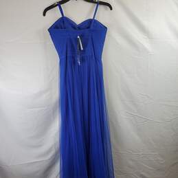 Ralph Lauren Women Cobalt Blue Maxi Dress Sz 2 NWT alternative image