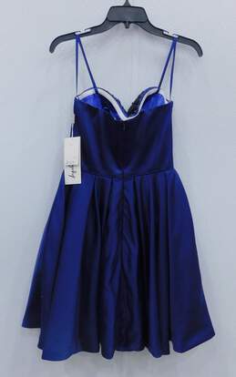 Women's Angela & Alison Navy Blue Strapless Dress Size 6 alternative image