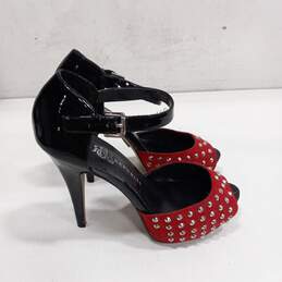 Rock Republic Women's Red & Black High Heels Size 7.5 alternative image